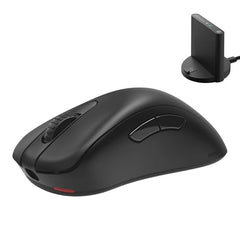 BenQ Zowie EC1-DW Wireless Ergonomic Gaming Mouse for Esports (Large)| 63g Lightweight| 4000Hz Polling Rate with Enhanced Receiver|Driverless Plug & Play - 7 Buttons|PAW 3950 Sensor|Extra Skates
