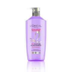 L'Oreal Paris Hyaluron Moisture Shampoo Refill - Hyaluronic Acid, 500ml | 500ml refill for dry, dehydrated hair. Provides 72 hours hydration, leaving hair soft, shiny, & bouncy. Ideal for daily wash.
