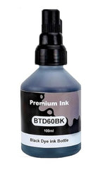 CANOFF BTD6000BK Refill Ink Compatible for Brother DCP-T300 T310W T500W T520W T220 T700W T420W T425W T426W T428W T720DW T725DW T820DW T810W Printers (100ml Black Bottle (Pack of 5))
