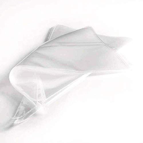 Syga Plastic Disposable Icing Pastry Bags, Piping Bags for Cake Dessert Decoration, White (Pack of 50)