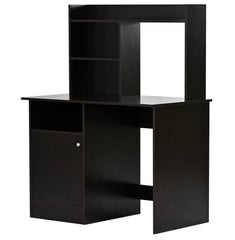 DeckUp Zeus Engineered Wood Study Table and Office Desk (Wotan Oak & White)