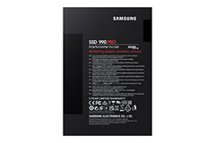 Samsung 990 PRO SSD 2TB PCIe 4.0 M.2 Internal SSD, Seq. Read Speeds Up to 7,450 MB/s for High End Computing, Gaming, Video Editing and Heavy Duty Workstations, MZ-V9P2T0BW