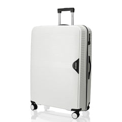 HRX Parabola 3-Piece Luggage Set Intergallcatic Grey Polypropylene Hard Shell Suitcase Set - Premium Travel Trolley Bags with 8 Spinner Wheels, Number Lock & Water Resistant Body