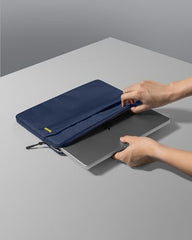 tomtoc Slim Laptop Sleeve for 14-inch MacBook Pro M2/M1 Pro/Max A2779 A2442 2023-2021, Water-Resistant Protective Case for 13-inch MacBook Air/Pro M2/M1 with a Hard Cover, Laptop Accessory Bag
