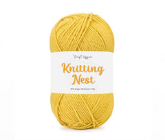 Craft Affair | Knitting Nest Acrylic Yarn (200 Meter, 100 Grams, 2mm) / Woolen Yarn/Acrylic Yarn for Knitting and Crocheting-Olive