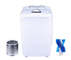 DMR Shoes Washing Machine DMR-SHB-46 (W2Yr) - 4.6 kg washing and 2 kg spin drying Top Load Semi Automatic Portable Mini Size-White - With 2 years Free Spare Supply Warranty