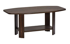 DeckUp Dusun Engineered Wood Coffee Table (Dark Wenge, Matte Finish)