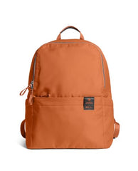 DailyObjects Monkey Shoulder Bag (19L) for Everyday Use| 100% Recycled | Travel/Office Bag | Backpack With Padded Compartment for Upto 14" | Adjustable Straps & Zipper closure - Orange