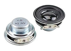 Erh India 2 Pc 1.5 inch Speaker 4 Ohm 3W 40 mm Diameter for DIY Bluetooth Speaker, Electronic Projects etc.