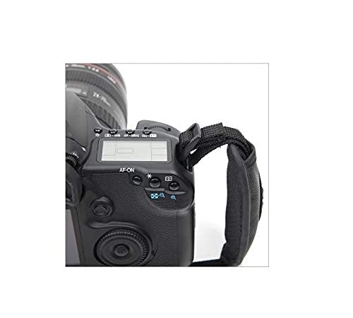 SYGA DSLR Camera Hand Grip Wrist Strap Oval Shape Black Strap