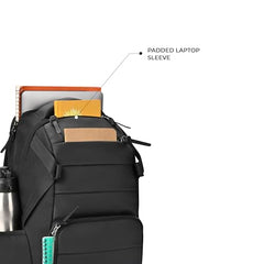 Gear Aspire 3 19"/35L Large Faux Leather Water Resistant Laptop Backpack | Casual Backpack | Daypack | Travel Backpack | College Bag For Men/Women (Brown - Brown)