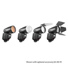 Godox Brand Photography Flash Light V1Pro with Sub Flash SU-1 (V1Pro-C with SU1 for Canon Mount)