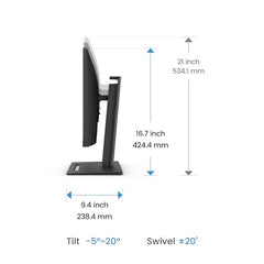 BenQ GW2790T 27" (68.58 cm)1300:1 CR 1920x1080 FHD IPS Monitor| 100Hz| 99% sRGB| Height Adjustable|Ergo Design|VESA MediaSync| Dual HDMI| DP Port| Speakers| Eye-careU| Eyesafe| LBL+|Wall Mount (Black)