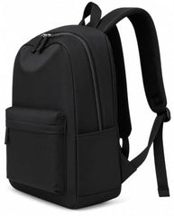 Bhoomika Casual Laptop Backpack with Front Pocket, Black