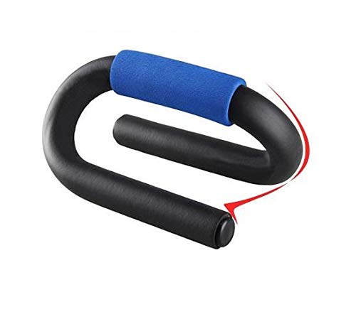 SYGA 1 Pair Push Up Bars Stand Press Pull with Antislip Foam Ergonomic Handles for Building Muscles Exercise Tool(Blue)