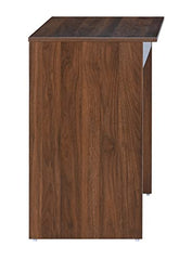 DeckUp Eden Home Engineered Wood Study Table and Office Desk (White, Matte Finish)