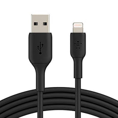 Belkin Apple Certified Lightning to USB A and Sync Tough Braided Cable for iPhone, iPad, Air Pods, 3.3 feet (1 meters) – White