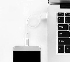SYGA Female USB-C 3.1 to USB-A Male Adapter Compatible with USB-C Charge Cable for Laptops and Wall Chargers - Pack of 2, Assorted Colour