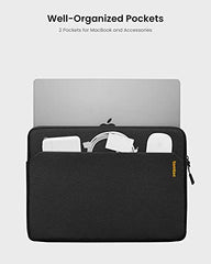 tomtoc Slim Laptop Sleeve for 14-inch MacBook Pro M2/M1 Pro/Max A2779 A2442 2023-2021, Water-Resistant Protective Case for 13-inch MacBook Air/Pro M2/M1 with a Hard Cover, Laptop Accessory Bag