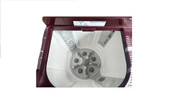 Voltas Beko Semi-Automatic Top Load Washing Machine, 12 Kg Capacity, 5 Star Burgundy