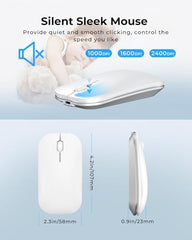 seenda SKM64-3 Wireless Bluetooth Keyboard Mouse Combo for Windows and Mac