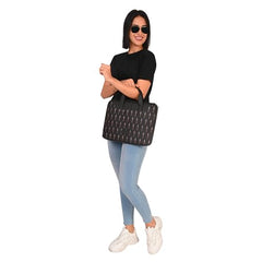 Tabelito Laptop Sleeve Bag 13" to 15.6 inch for Women Jute and Vegan Leather Office Everyday Handbags