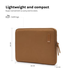 Mokobara The Em Laptop Sleeve Compatible with 14 & 15.6" inch Laptop, MacBook & Notebook | Padded Laptop Compartment with Luggage Sleeve (14 Inch, We Meet Again Sunray (Limited Edition))