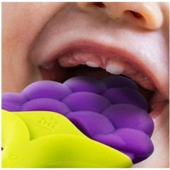 Syga Baby Soft Silicone Fruit Teether (Multicolor, Set of 3)