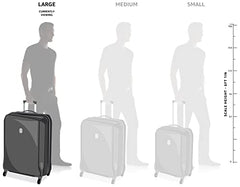 Safari Thorium Neo 8 Wheels Spinner Set of 3 Trolley Bags, Hard Case Polycarbonate, 360° Wheeling Carry on & Check-in Luggage for Men & Women, Suitcase for Travel, Trolley Bags for Travel, Dusk Green