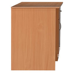 DeckUp Hermes Engineered Wood Study & Computer Table and Office Desk (Bavarian Beech, Matte Finish)