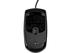 HP USB X500 Wired Optical Sensor Mouse 3 Buttons Windows 8 Supported, Black (E5C12AA)