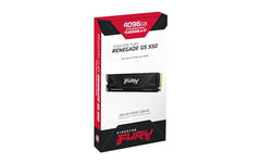 Kingston FURY Renegade G5 4TB | PCIe 5.0x4 M.2 2280 | Seq. Read Speeds Up to 14,800MB/s | 5 Year Warranty | SFYR2S/4T0