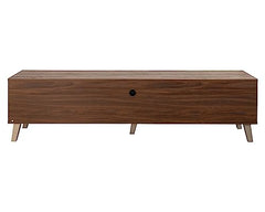 DeckUp Soneva Engineered Wood TV Unit (Wotan Oak & White, Matte Finish)