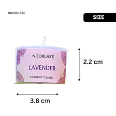 Indoblaze Aroma Candles Gift Set | 6 Fragrances Aroma Candle | Scented Candles Set | Perfect for Gifting (Pack of 12)