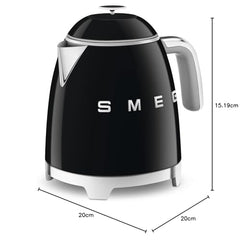 Smeg 0.8L Electric Kettle 1400W, Original Italian Brand, Patented Smeg Red Color, Highest Food Grade Stainless Steel Full Body, Soft Lid Opening System, Luxury 50's Style KLF05RDEU