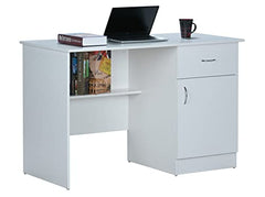 DeckUp Plank Uniti Engineered Wood Study Table and Office Desk (Bavarian Beech, Matte Finish)