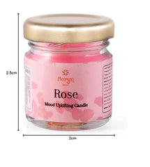 Floryn Decor Jar Scented Candles Gift Set | Scented Candle Set | Highly Fragranced Candles Pack of 6 Mini Jars