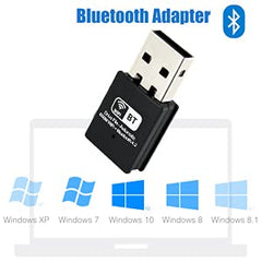 V88R Bluetooth WiFi USB Dongle for PC & Laptop, 2-in-1 Wireless Adapter with Bluetooth 4.0 and 150Mbps WiFi Speed, Plug & Play, Compatible with Windows, Mac and Linux