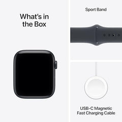 Apple Watch SE 3 GPS 44mm Starlight Aluminium Case with Starlight Sport Band - S/M