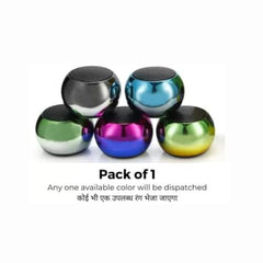 iCallMart Portable Bluetooth M3_161 Mini Speaker Dynamic Metal Sound with High Bass with Alexa & Siri Assistant Smart Speaker (Multicolor)