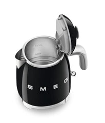 Smeg 0.8L Electric Kettle 1400W, Original Italian Brand, Patented Smeg Red Color, Highest Food Grade Stainless Steel Full Body, Soft Lid Opening System, Luxury 50's Style KLF05RDEU