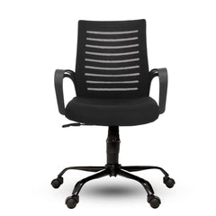 Green Soul Atom | Ergonomic Office Chair for Home & Office | 12 Months Warranty | Comfortable & Spacious Seat | Rocking-tilt Mechanism | Heavy Duty Metal Base (Black)
