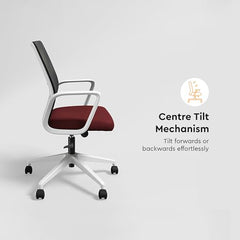 Interio by Godrej Vurv Mesh Mid Back Study Chair