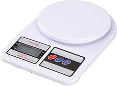 SF-400 Digital Kitchen Weighing Scale | 10Kg x 1g Precision | Food Scale with LCD Display for Cooking, Baking, Meal Prep & Healthy Diet | Compact Weight Machine for Home Use (White)