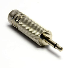 SeCro 3.5Mm Stereo Male To 6.3Mm Stereo Female Adapter Converter ((1 Pack) Silver), auxiliary