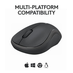 Logitech M240 Silent Bluetooth Mouse, Wireless, Compact, Portable, Smooth Tracking, 18-Month Battery, for Windows, macOS, ChromeOS, Compatible with PC, Mac, Laptop, Tablets - Off White