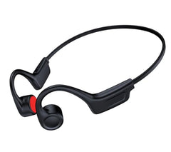 FYFIT Airwalk G1 Bone Conduction Headphones, Open Ear Wireless Bluetooth 5.4 Sports Headset with ENC Mic, IPX5 Water Resistant, Lightweight 25g, for Running, Cycling, Gym & Workout - Black