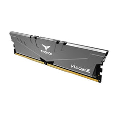 TeamGroup T-Force Vulcan Z 8GB 3200MHz (3200MT/s) CL16 Grey DDR4 UDIMM Desktop Gaming Memory, Metal Heatsink, Supports XMP 2.0, Compatible with Intel/AMD CPU, High Performance, Low Latency RAM Module