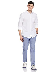 Amazon Brand - Symbol Men's Pack of 2 Cotton Casual Shirt| Regular Fit | Plain | Full Sleeve | Available in Plus Sizes