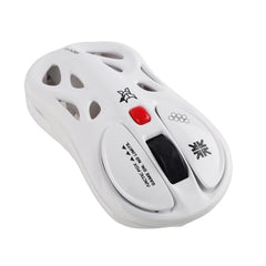 Arctic Fox Alien-X Gaming Wireless Mouse, Tri-Mode (2.4G/Bluetooth/Wired), 4800 DPI, 1000Hz Ergonomic Hollow RGB Rechargeable Type-C for Mac/Laptop/iPad/Office (Star White)